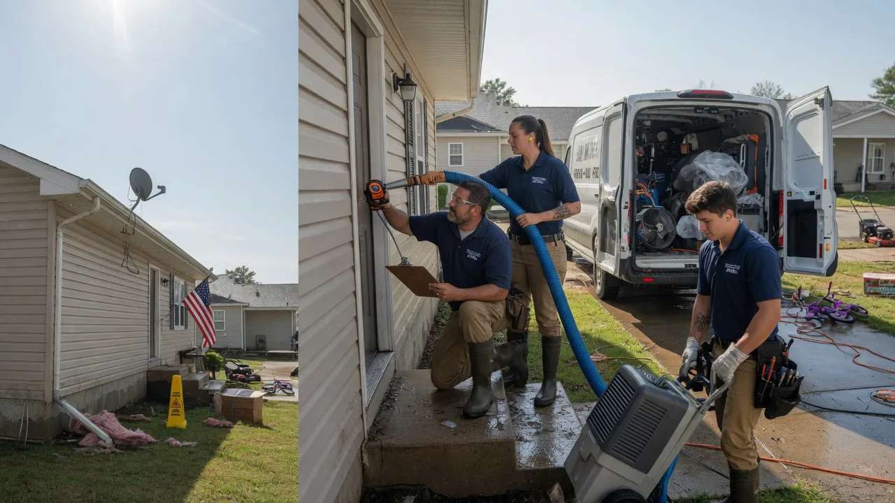 Ceiling Water Damage Restoration in Bruno, WV near me